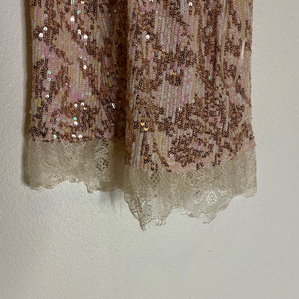 Sequin Pink Sleeveless Dress - Picture 5 of 5